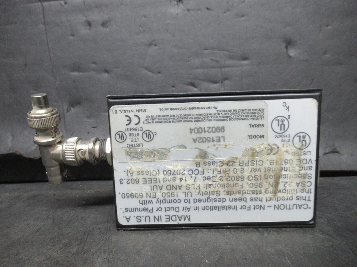 Used BLACK BOX CROSSOVER MEDIA CONVERTER LE1502A 12 VDC @ 1 AMP **WARRANTY**