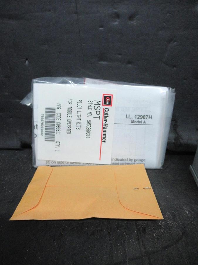 NEW SURPLUS EATON MANUAL MOTOR START 369D454G05 SINGLE POLE 1 HP 277 VAC