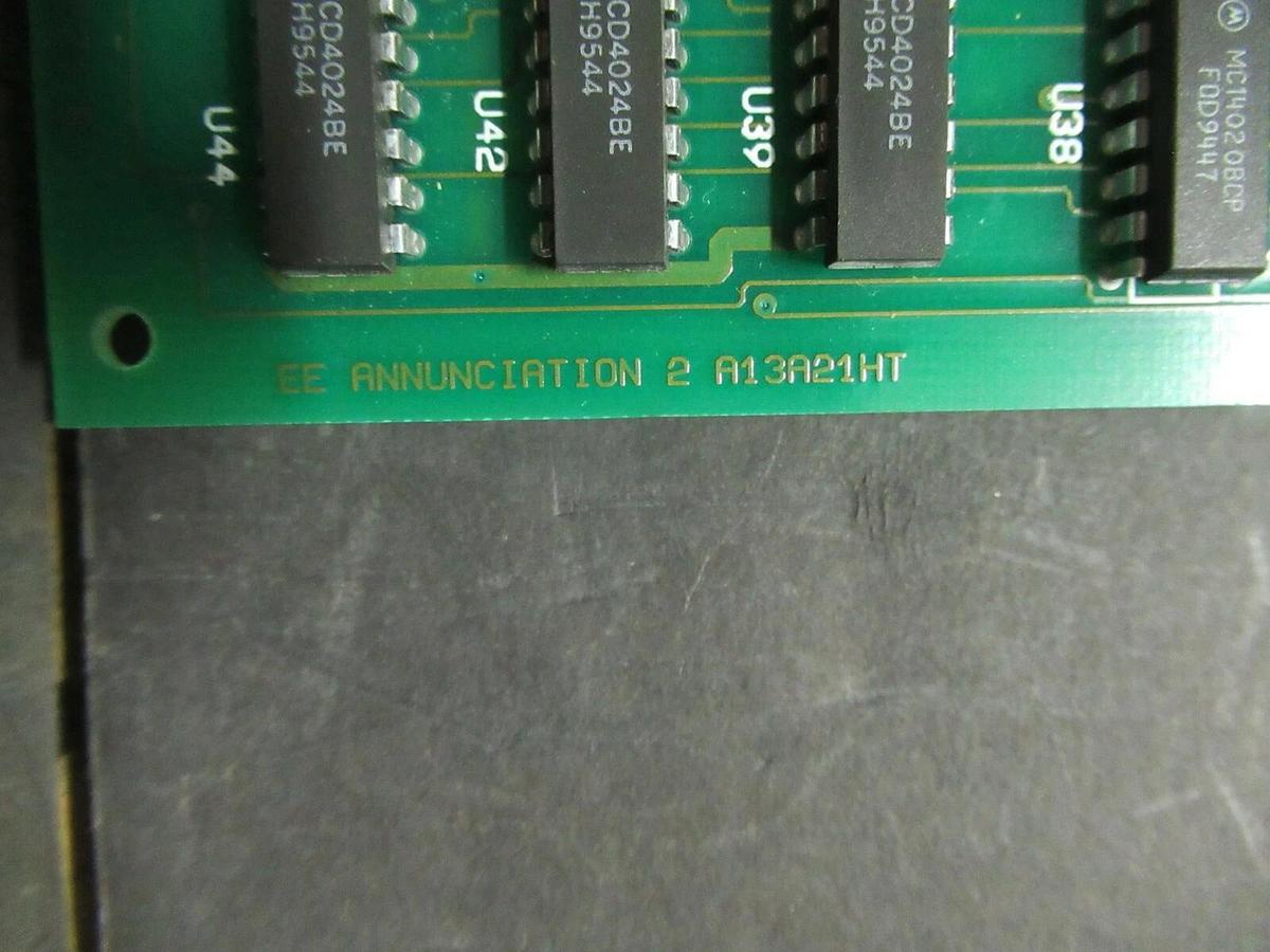 Used EXIDE EE ANNUNCIATION 2 A13A21HT CIRCUIT BOARD 118302771 REV B 101072978 REV F