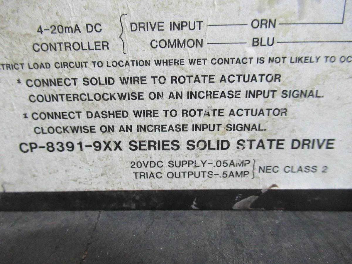 Used ACTUATOR INPUT DRIVE HF39CB001 / CP-8391-716 / CP-8391-9XX 24 VOLT 250 mA