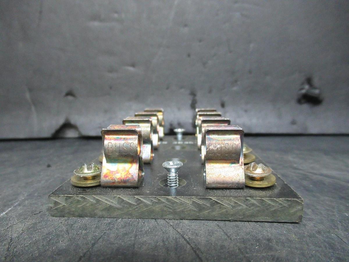 Used BUSS FOUR POLE FUSE BLOCK 3835-4 **WARRANTY INCLUDED**