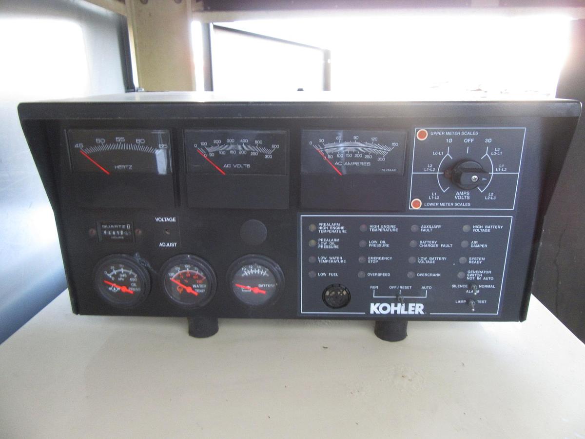 Used 60 KW PROPANE / NAT GAS GENERATOR KOHLER 120/240V 45RZG ENCLOSED VIDEO
