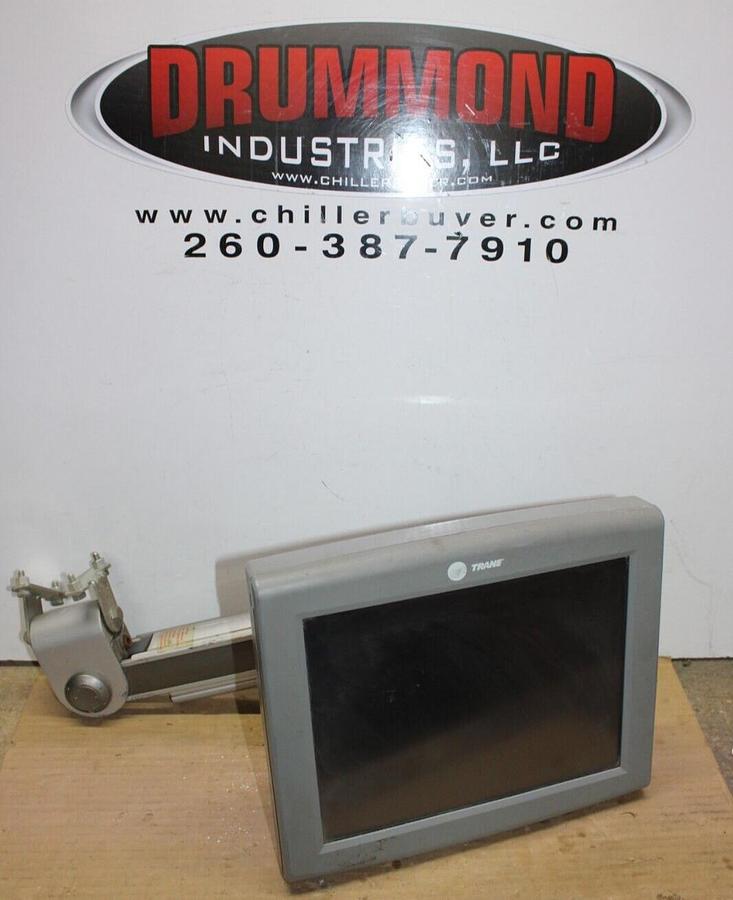 Used TRANE CHILLER HMI CONTROL ADAPTIVE DISPLAY X13760326-03 REV. J W/ SWING ARM