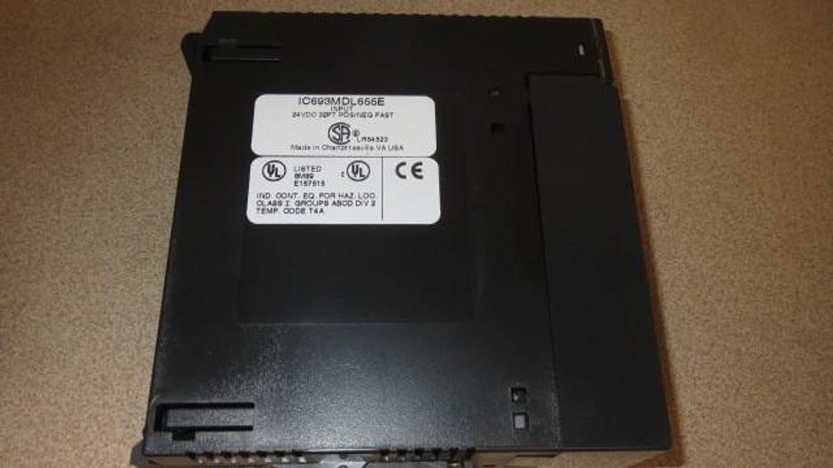 Used GE FANUC 90-30-- INPUT POS/NEG, 24 VDC-- IC693MDL655E **WARRANTY INCLUDED**