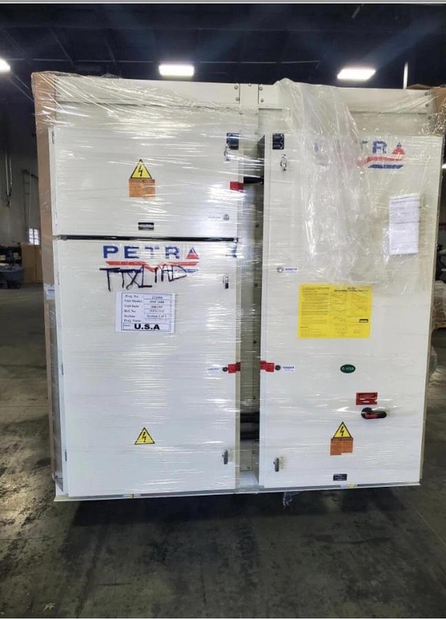 Used NEW PETRA ENGINEERING 140 TON CONDENSING UNITS DSPH140 460 VOLT CHILLER