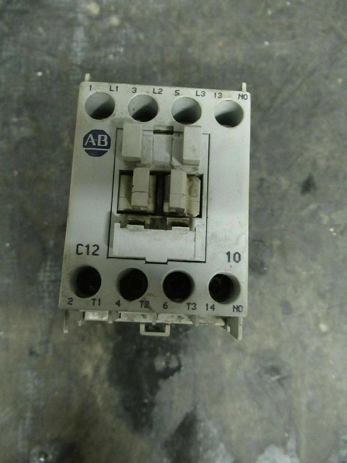 Used 25 AMP ALLEN BRADLEY CONTACTOR 100-C12Z*10 600 VAC 3 POLE **WARRANTY**