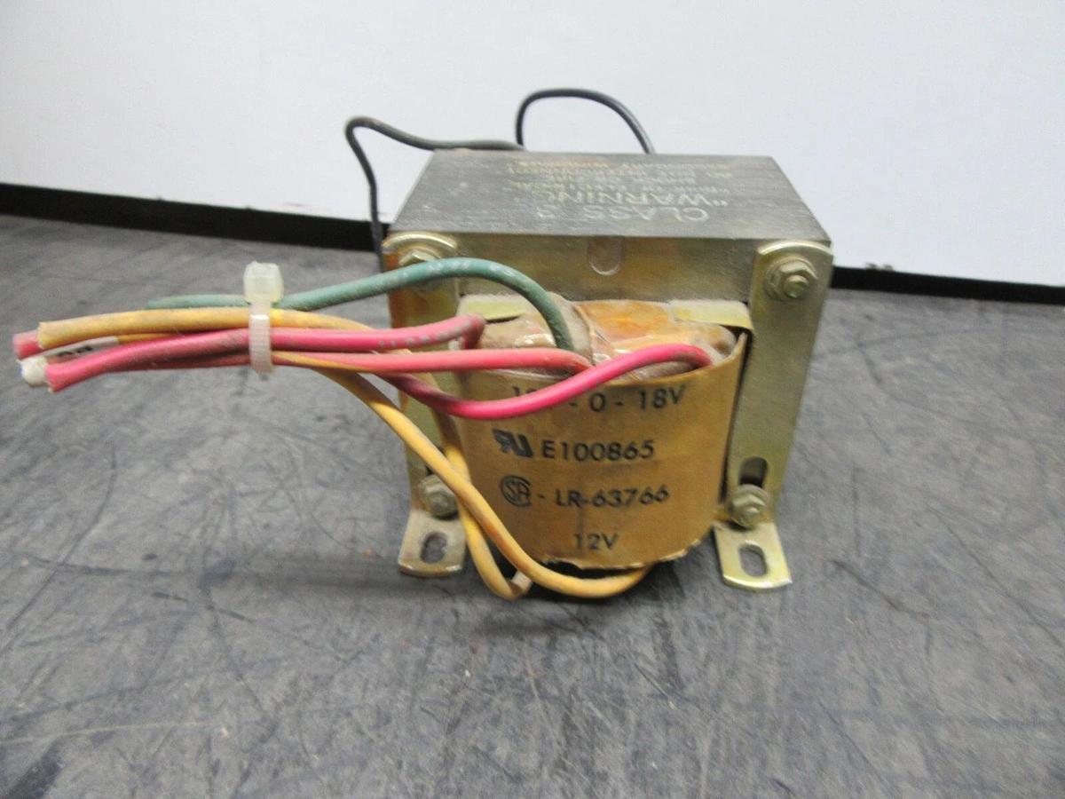 Used YORK TRANSFORMER 0.78 AMP PRI: 120 VOLT SEC: 12 VOLT 50/60 HZ 025-025135C