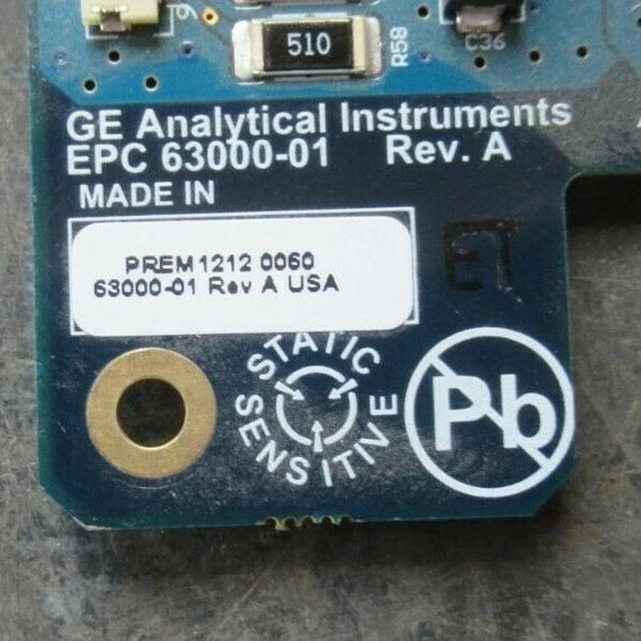 Used GENERAL ELECTRIC ANALYTICAL INSTRUMENTS EPC 63000-01 REV A PREM1212-0060