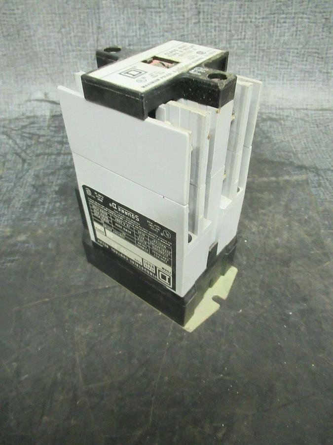 Used 20 AMP SQUARE D TYPE X RELAY 8501-XO-60 12 POLE **WARRANTY INCLUDED**