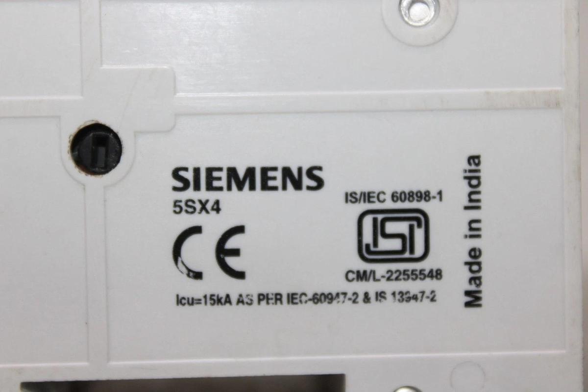 Used SIEMENS CIRCUIT BREAKER 5SX43 240/415 VAC 3-POLE 5SX4 C16 **WARRANTY**