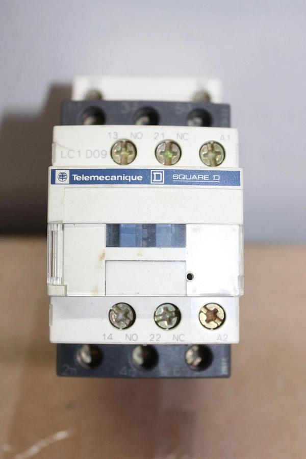 Used TELEMECANIQUE CONTACTOR LC1D09 600 VAC 25 AMP 7.5 HP **WARRANTY**