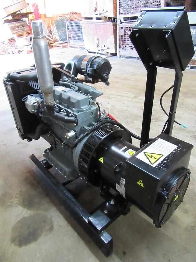 Refurbished 25 KW DIESEL KUBOTA 2203 GENERATOR GENUINE STAMFORD 277/480V IN STOCK NO WAIT