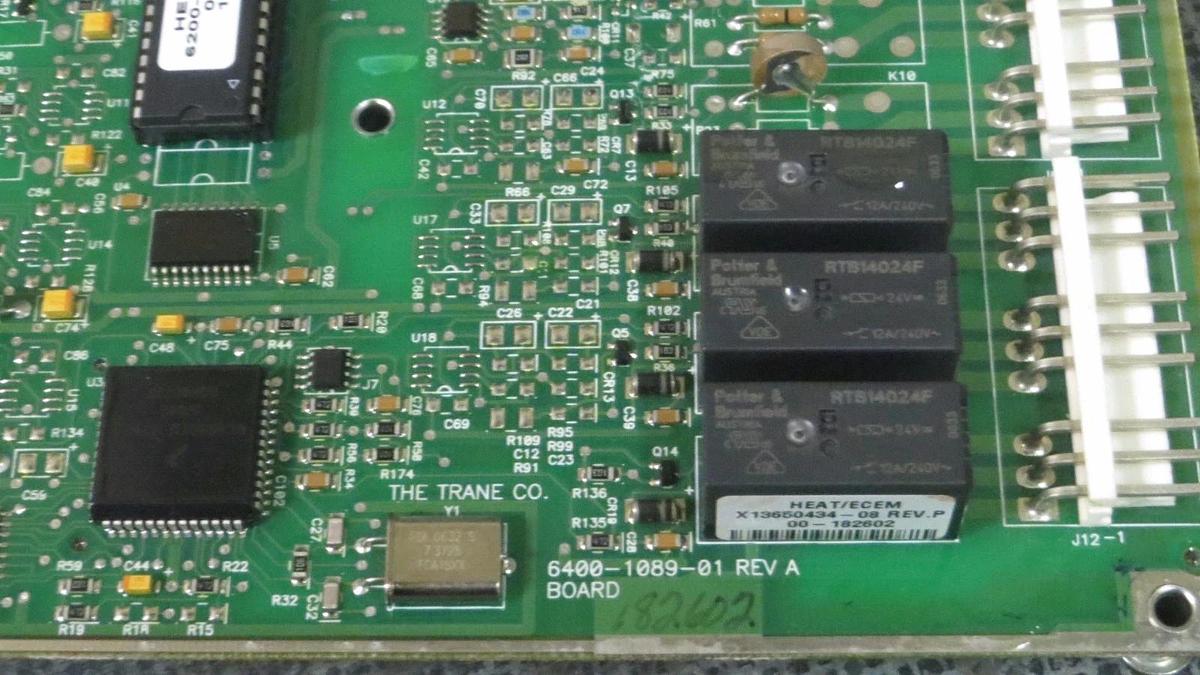 Used TRANE CIRCUIT BOARD  MODEL/REVISION: 6400-1089-01 REV A * WARRANTY INCLUDED *