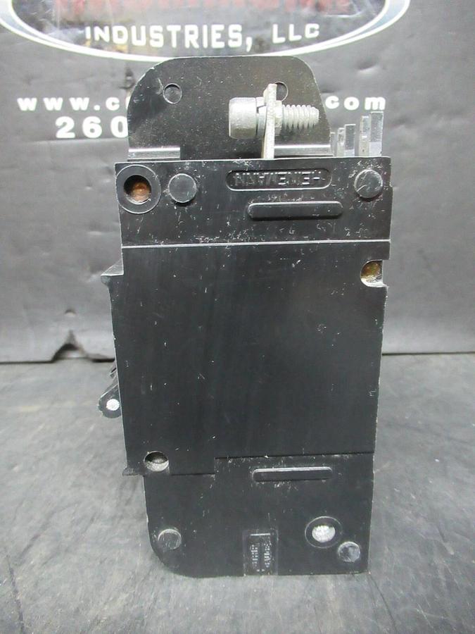 Used HEINEMANN BREAKER CF6-Z1-21 CF6-G8-DU 56 AMP TRIP 240 VAC HH83XE629A