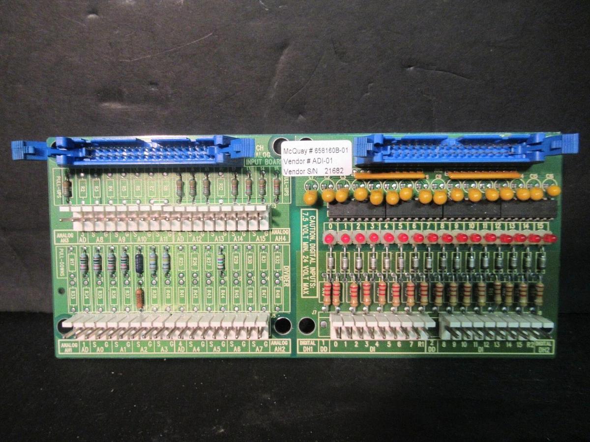 Used MCQUAY CIRCUIT BOARD 500-003001-00 658160B-01 006-000422-01 REV. B