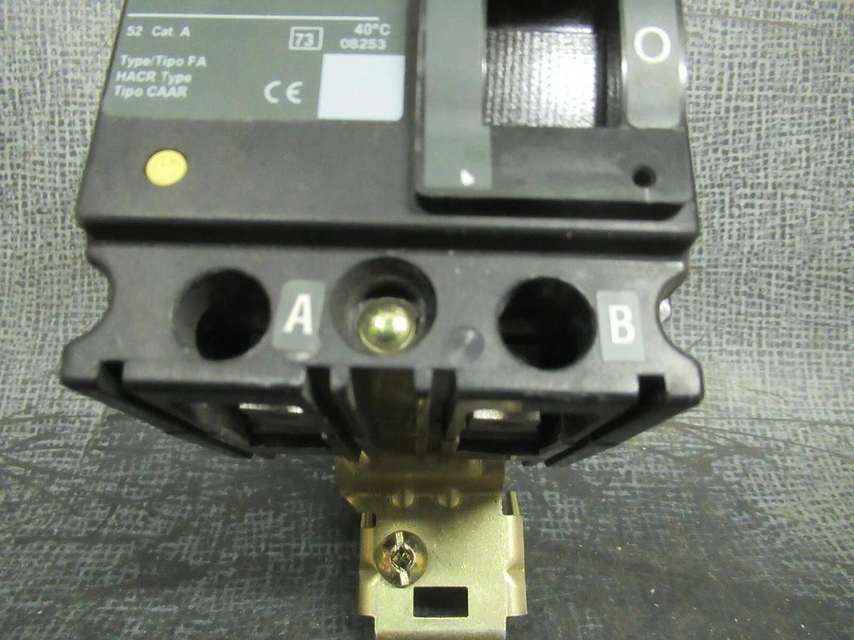 Used 20 AMP SQUARE D I LINE BREAKER FA22020AB 240 VAC 2-POLE AB-POLE **WARRANTY**