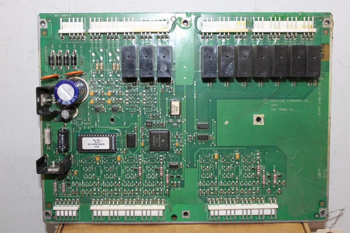 Used TRANE AMERICAN STANDARD CIRCUIT BOARD 6400-0577-01 REV. B **WARRANTY INCLUDED**