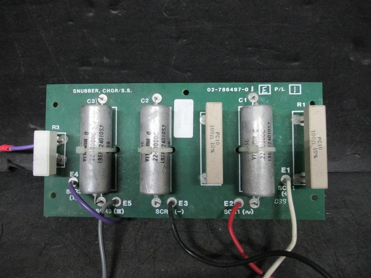 Used LIEBERT SNUBBER / CHARGER / SS CIRCUIT BOARD 02-786497-01 REV. E **WARRANTY**