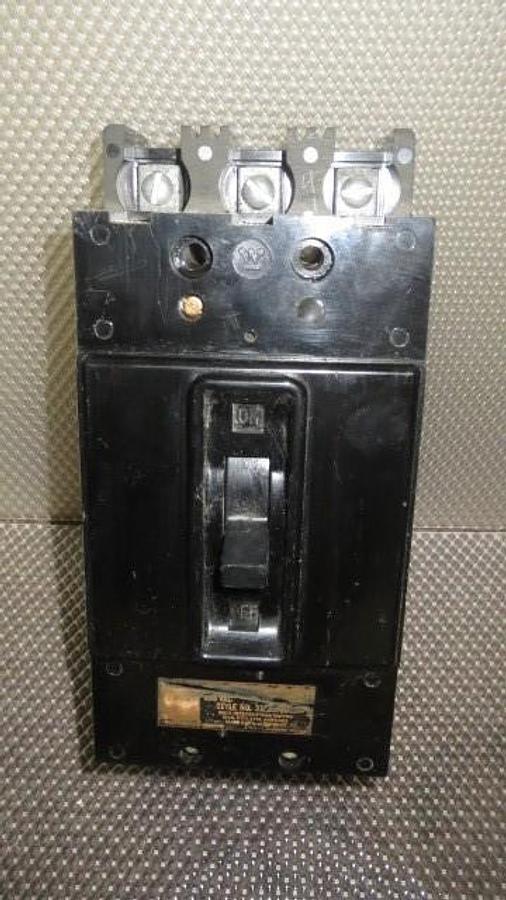 Used WESTINGHOUSE BREAKER 60 AMP 600 VAC 3 POLE STYLE 371B376G17 **WARRANTY**