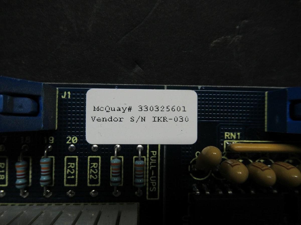 Used MCQUAY 24 CHANNEL ANALOG INPUT BOARD CIRCUIT BOARD 330325601 RAM# 400476