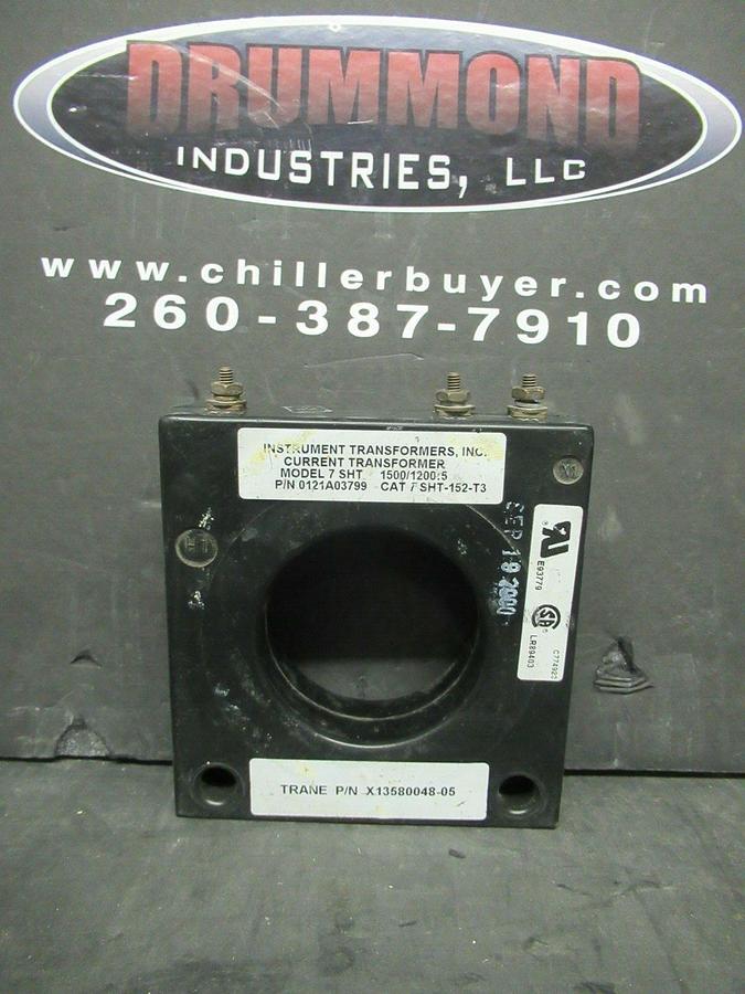 Used INSTRUMENT CURRENT TRANSFORMER 0121A03799 / 7 SHT-152-T3 RATIO: 350:5 A