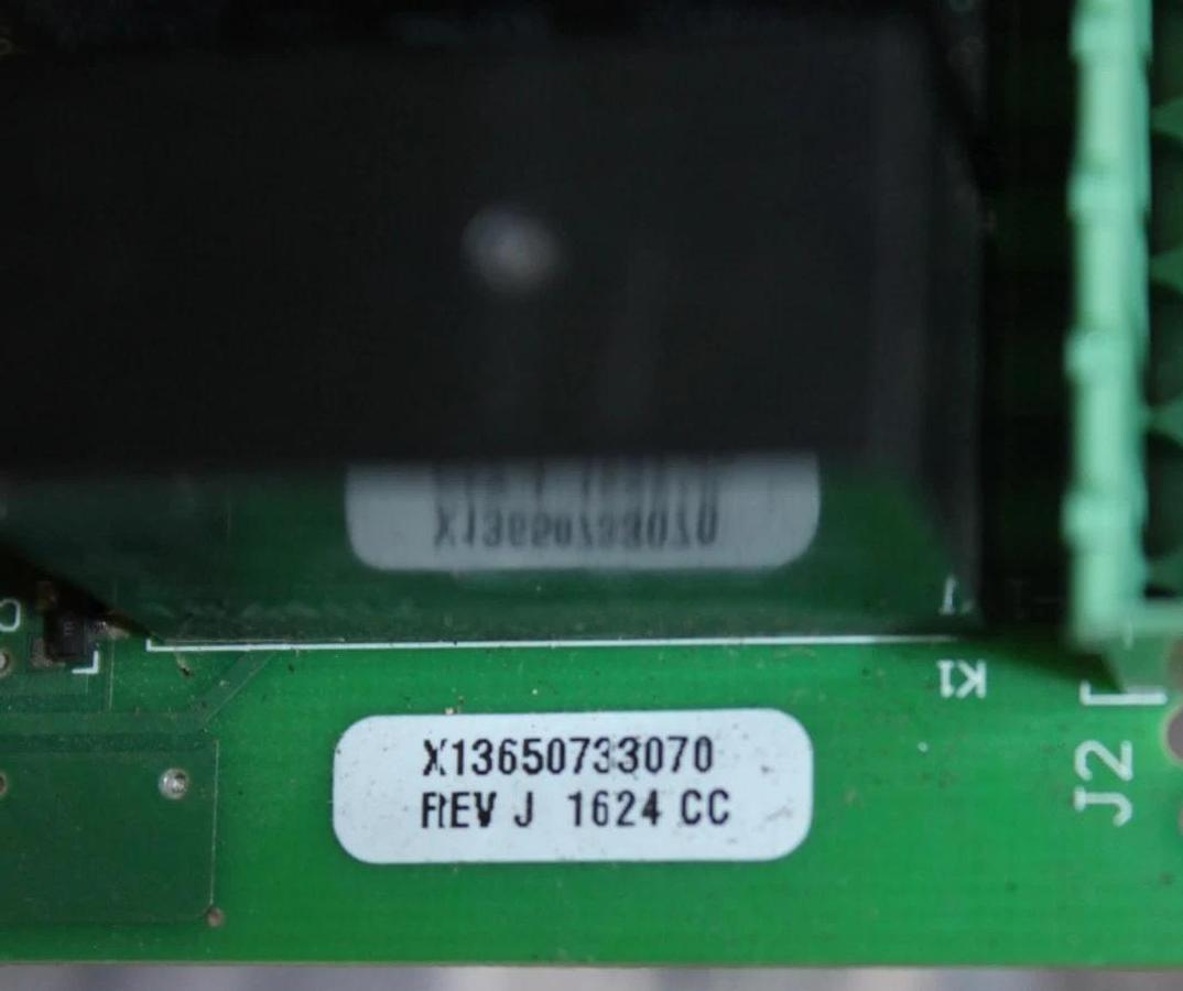 Used TRANE DUAL BINARY CIRCUIT BOARD 6400-2704-01 REV. B X13650733070 REV. J