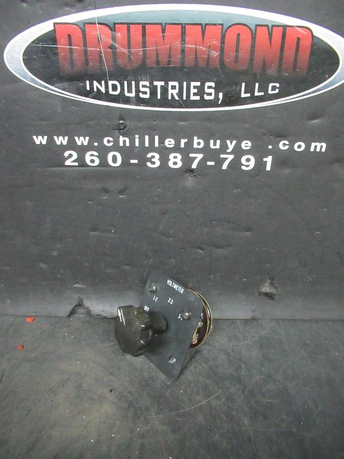 Used ELECTROSWITCH SERIES 31 CONTROL SWITCH 3104C 3-PHASE 125-600 VAC 10-3 AMP