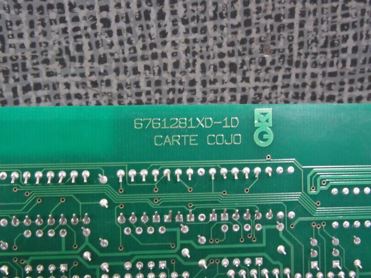 Used MERLIN GERIN CIRCUIT BOARD ASSEMBLY MODEL: COJO 6761282 & MOJO 6761259XD-4G