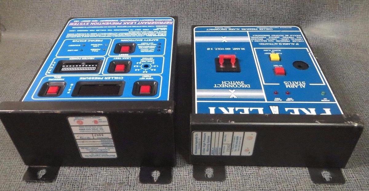 Used MECHANICAL INGENUITY PRELERT & PREVAC CHILLER PRESSURE ALARM REFRIGERANT LEAK