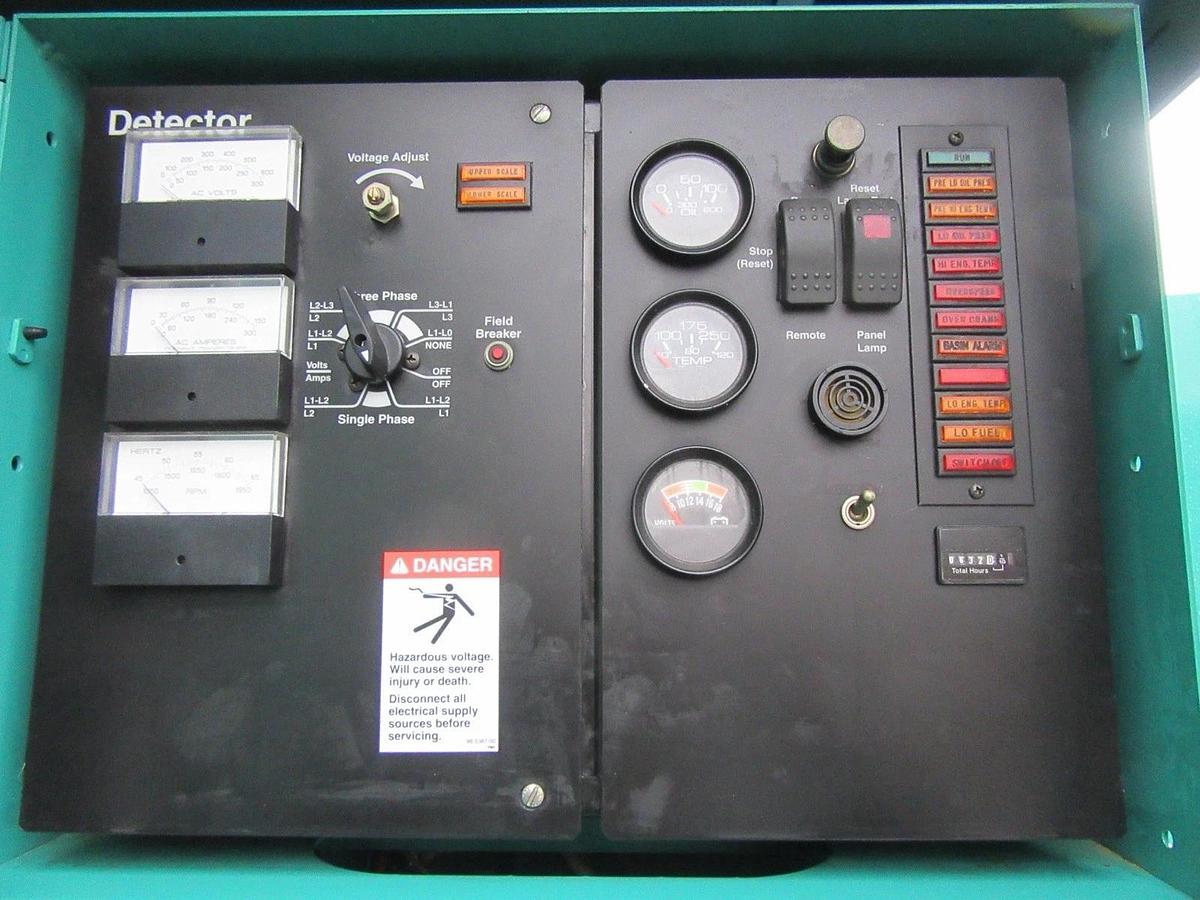 Used 40 KW DIESEL GENERATOR CUMMINS 120/240V B3.9-G2 RECONNECTABLE VIDEO ENCLOSED