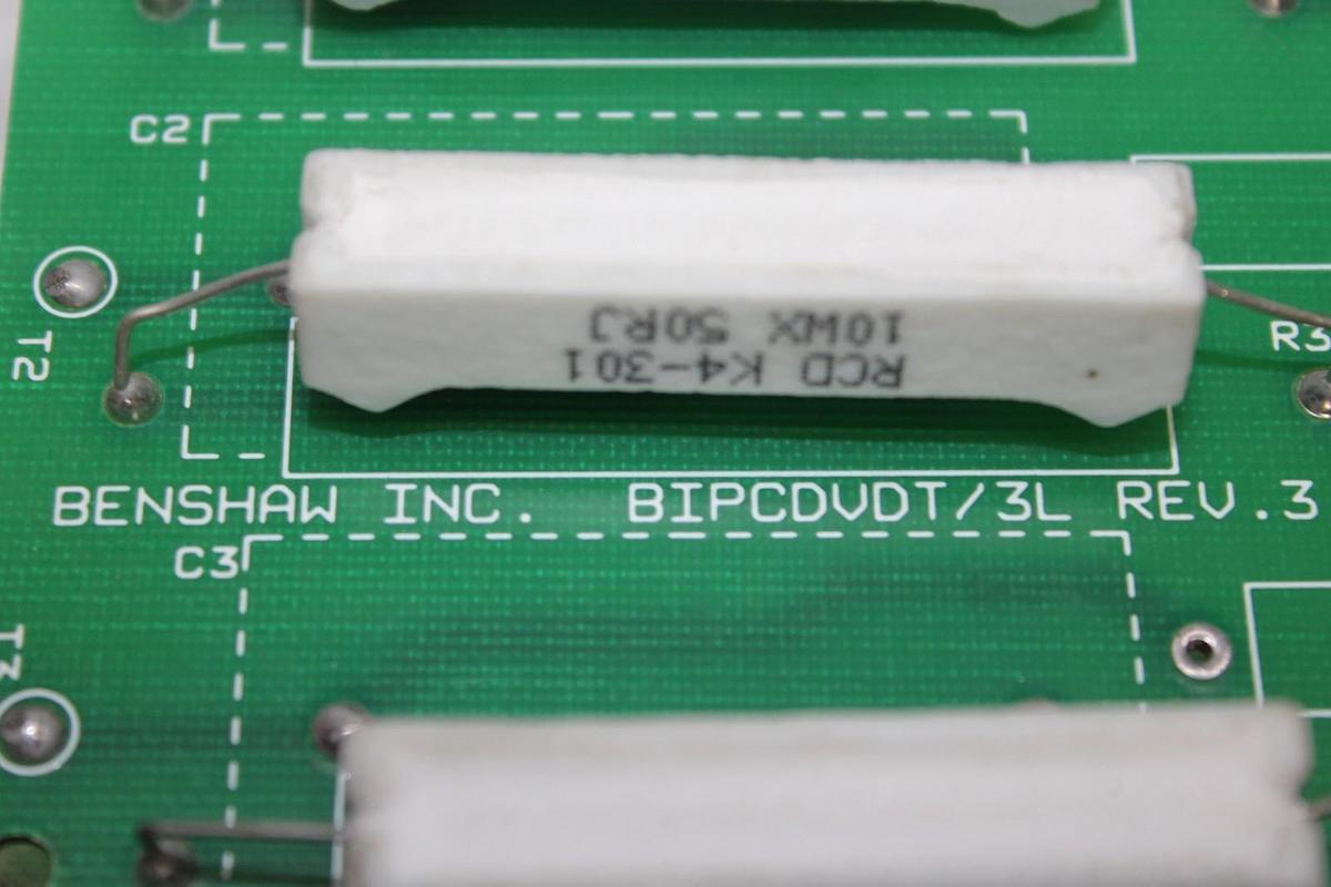 Used BENSHAW RELAY CIRCUIT BOARD BIPCDVDT/3L REV. 3 **WARRANTY INCLUDED**