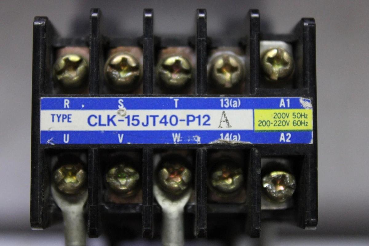 Used TOJAMI MAGNETIC SWITCH STARTER T-11J-S50 4.2 AMP W/ CLK-15JT40-P12 RELAY