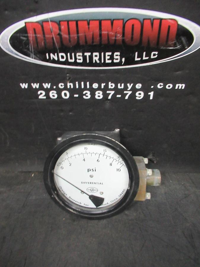 Used ORANGE RESEARCH PRESSURE GAUGE 1516DGS-1E-4.5B-13 1500 PSI 140 VAC 1 AMP