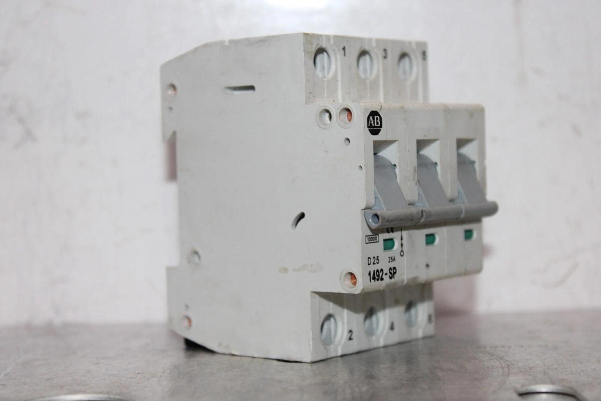 Used ALLEN-BRADLEY CIRCUIT BREAKER 1492-SP3D250 25 AMP 480/277 VAC 3-POLE *WARRANTY*