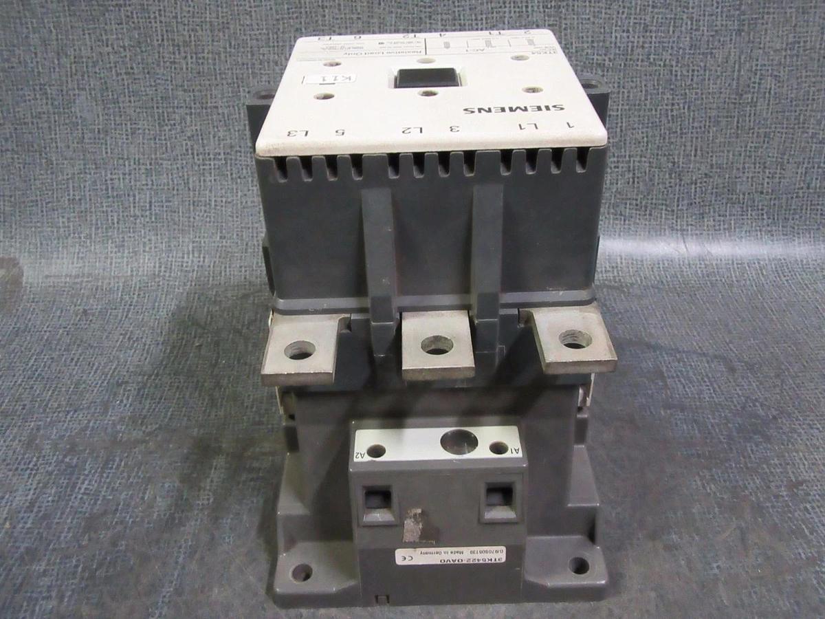 Used SIEMENS CONTACTOR 3TK54 330 AMP 600 VAC 3 PHASE COIL: 380/400V **WARRANTY**