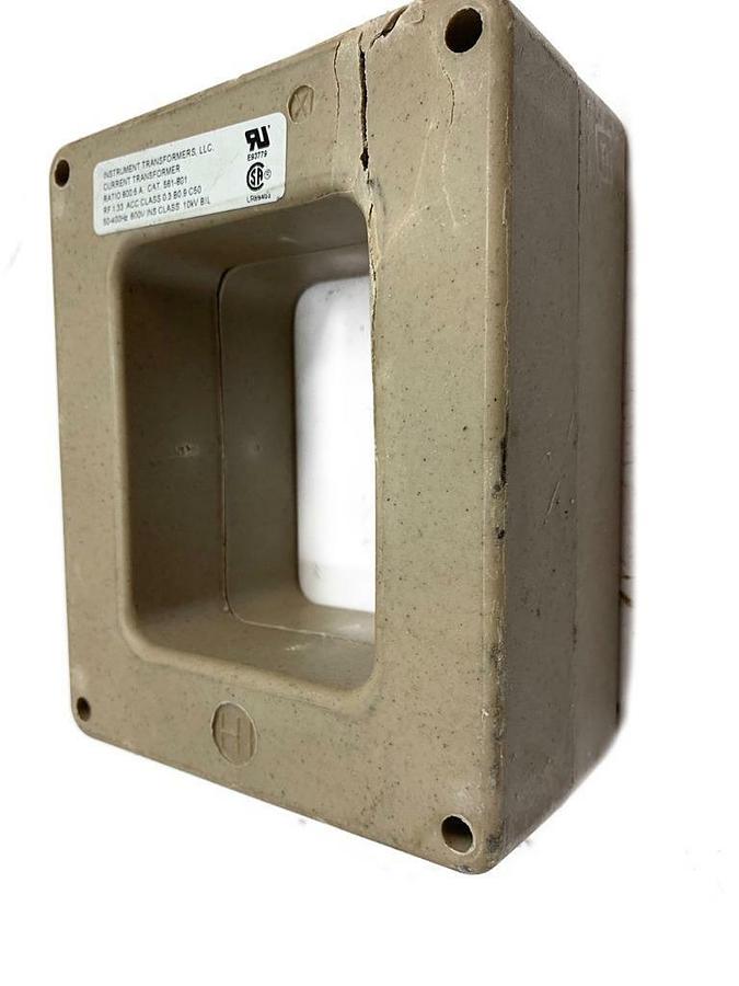 Used INSTRUMENT TRANSFORMERS CURRENT TRANSFORMER 601-301 RATIO: 300:5A 50-400 HZ