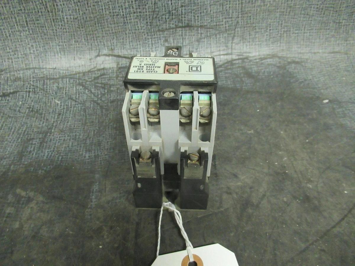 Used SQUARE D INDUSTRIAL CONTROL RELAY 8501 XMO-40 **WARRANTY INCLUDED**