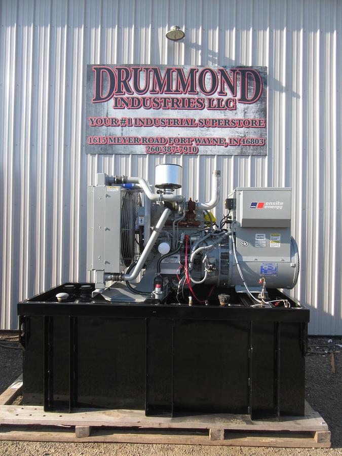 Used 50 KW DIESEL GENERATOR MTU 120/240 V JOHN DEERE 315 HRS VIDEO WE SHIP