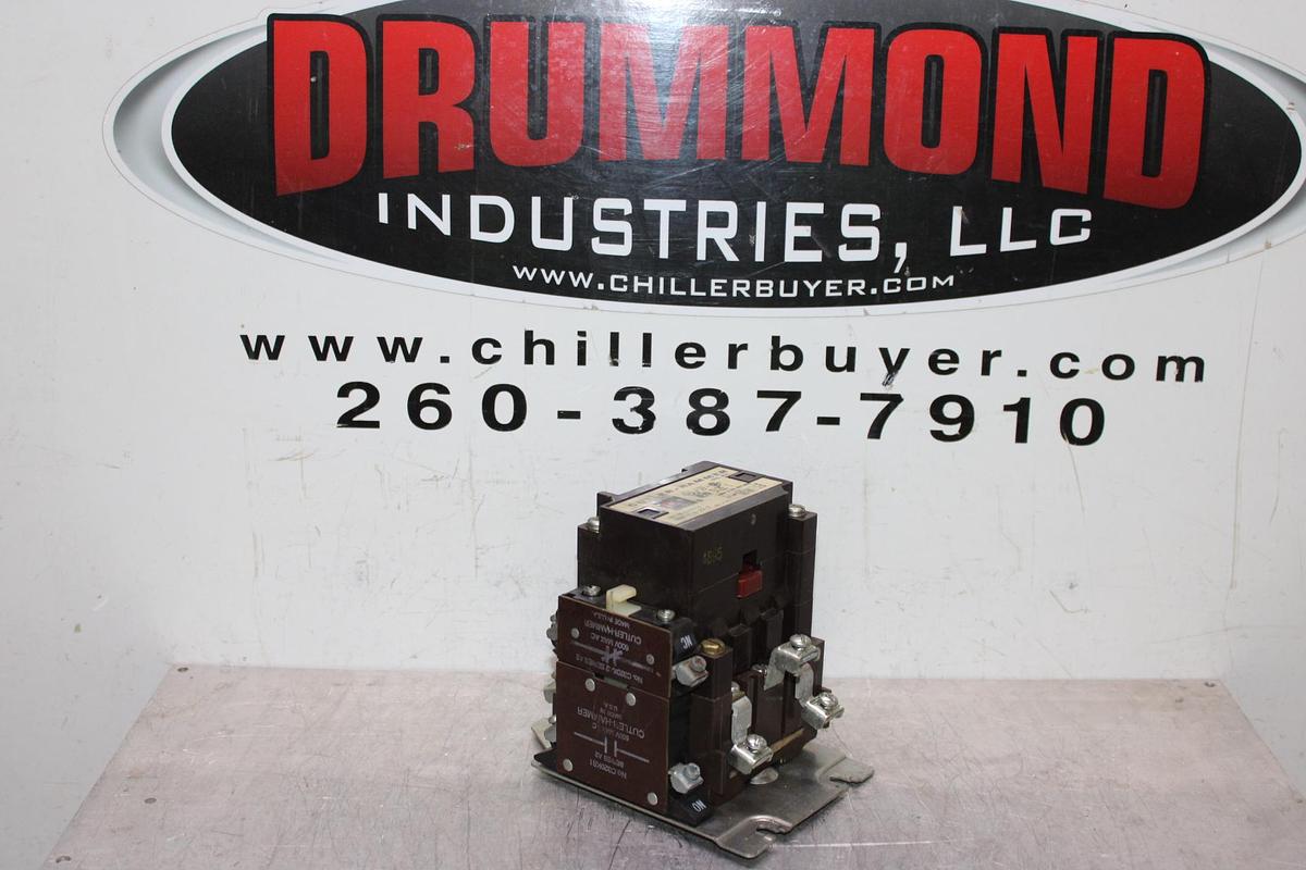 Used CUTLER HAMMER NEMA CONTACTOR C10DN3 SIZE 2 3-PHASE