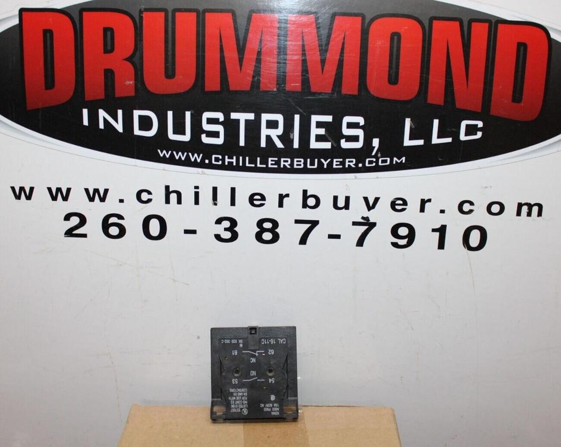 Used ABB AUXILIARY CONTACT BLOCK CAL-16-11C SK-829-002-C 10 AMP 600 VAC *WARRANTY*