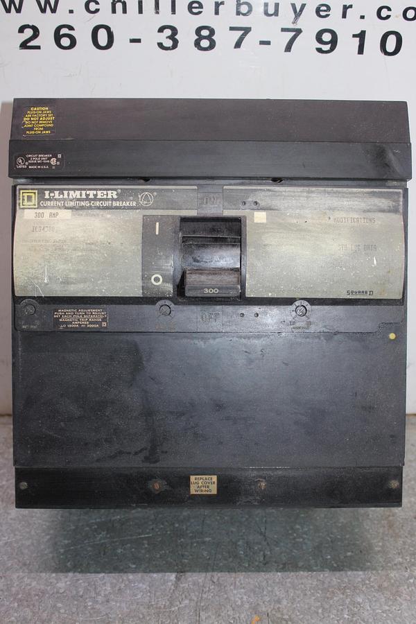 Used SQUARE D I-LINE CIRCUIT BREAKER MA36800 800 AMP 600 VAC 3-POLE