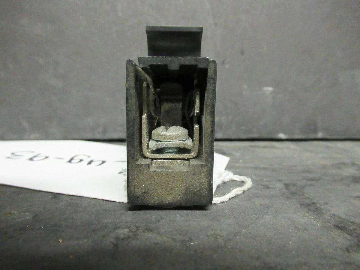 Used CUTLER HAMMER BLOCK FUSE HOLDER C350B1C61 30 AMP 600 VAC FOR CLASS CC FUSES