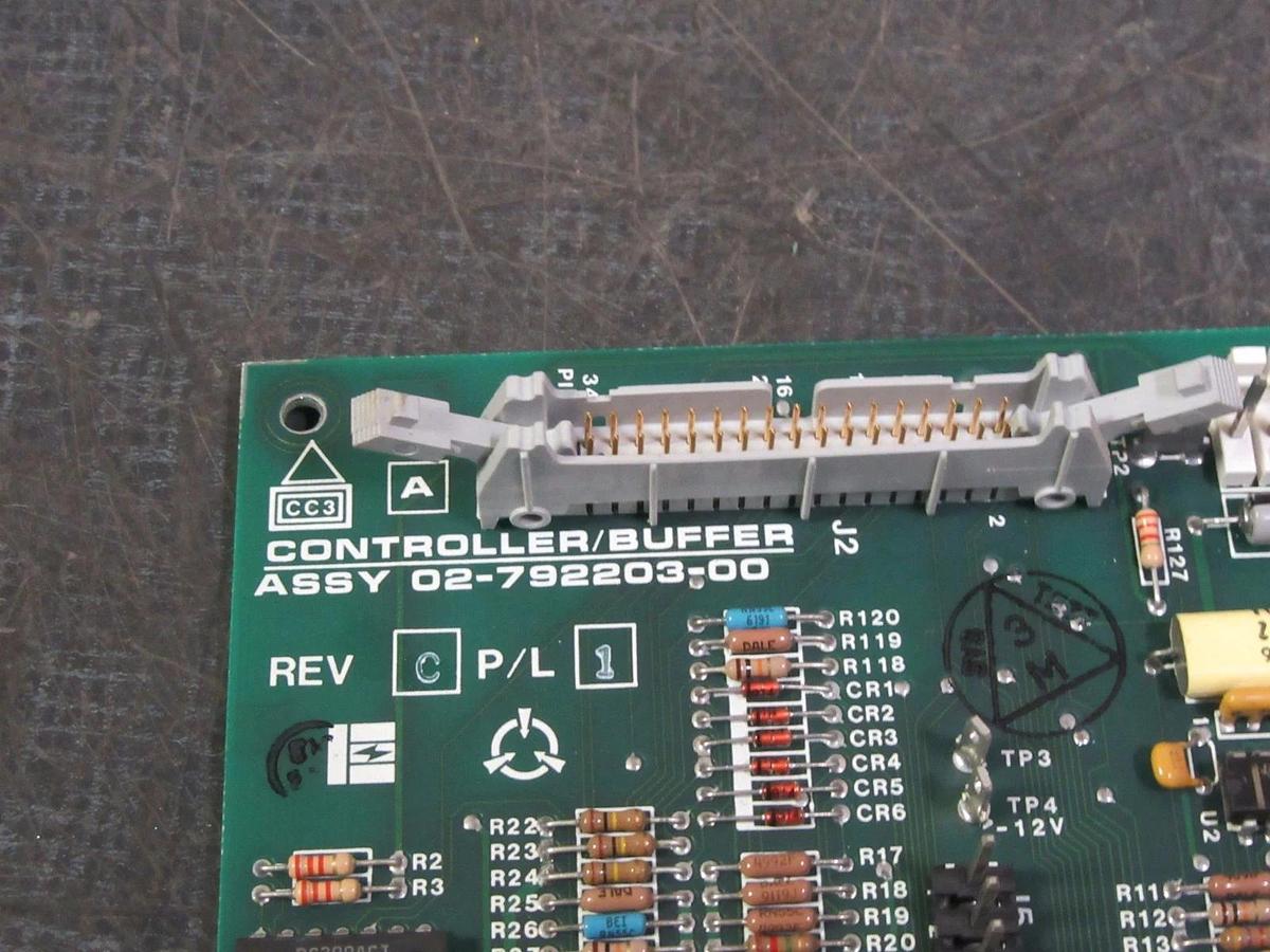 Used EMERSON / LIEBERT CONTROLLER BUFFER CIRCUIT BOARD MODEL: 02-792203-00 REV C