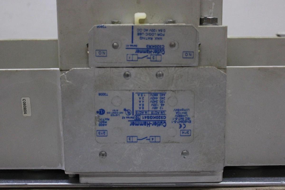 Used CUTLER HAMMER NEMA CONTACTOR CN15SN3 NEMA 5 270 AMP 600 VAC 3-PHASE 200 HP