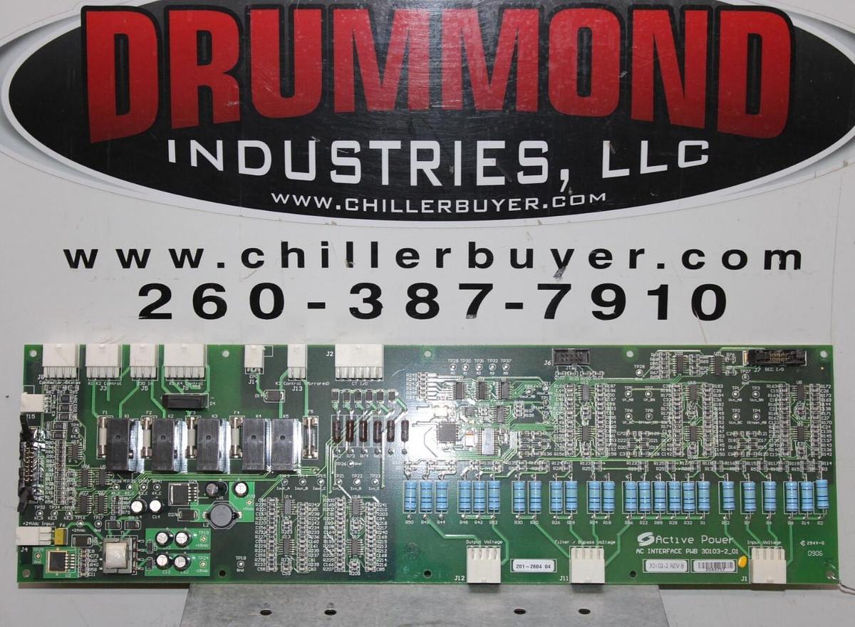 Used ACTIVE POWER AC INTERFACE PWB CIRCUIT BOARD 30103-2_01 30102-2 REV. B