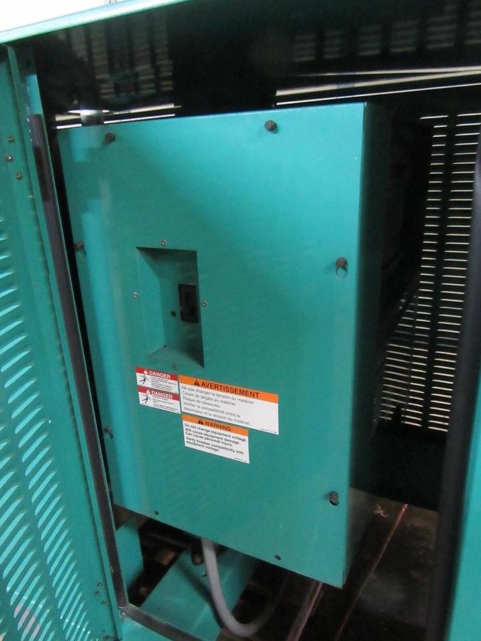 Used 35 KW GENERATOR NATURAL GAS LP PROPANE CUMMINS ONAN 120/240 VOLT 1 PH 332 HRS