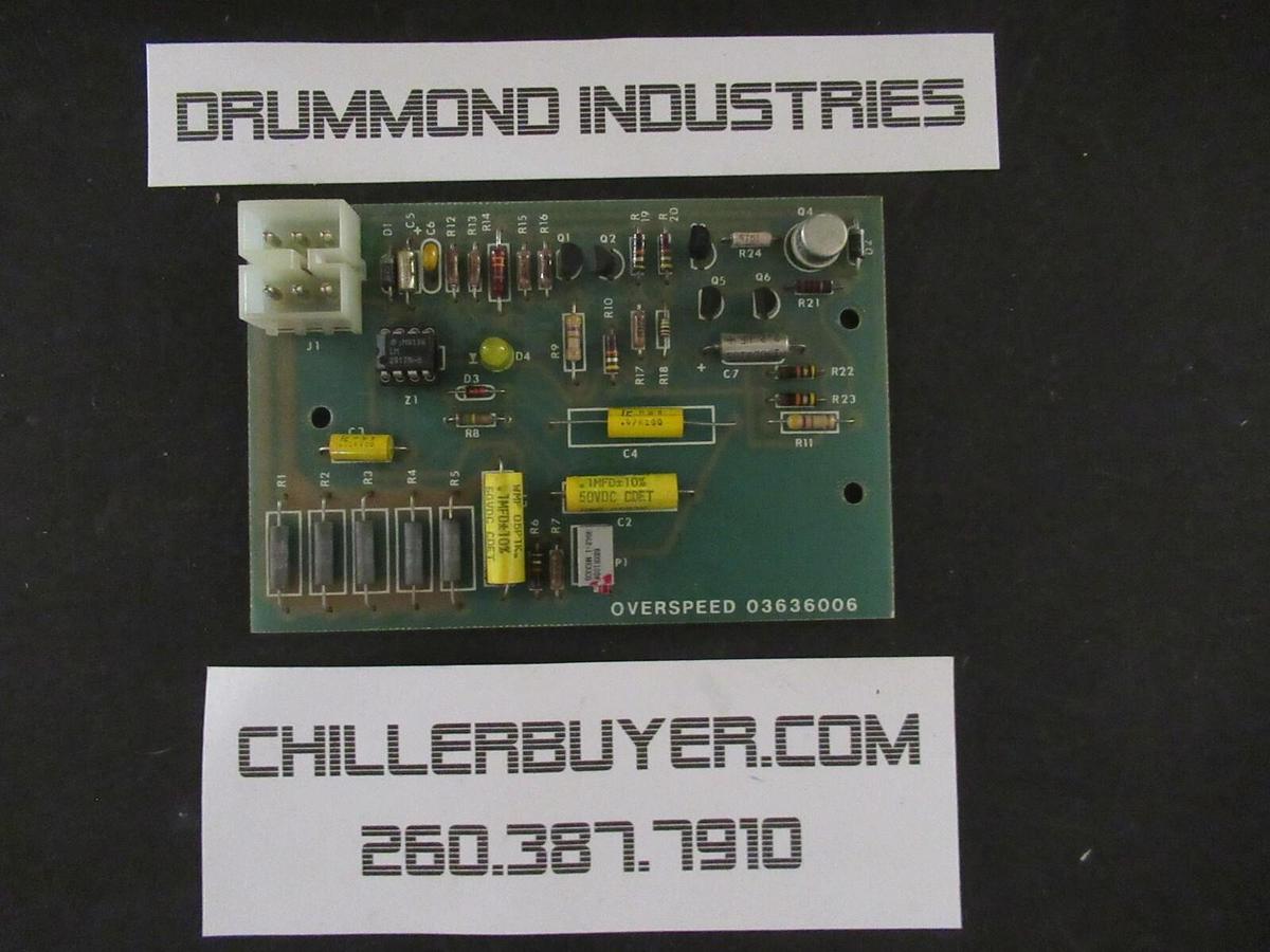 Used OVERSPEED PROTECTION CIRCUIT BOARD 03636006 **30 DAY WARRANTY INCLUDED!**