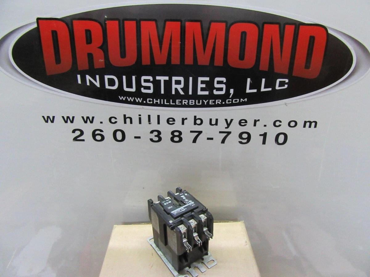 Used EATON CONTACTOR C25DNF330 30 AMP 600 VAC 3-POLE 3-PHASE COIL: 120 VAC