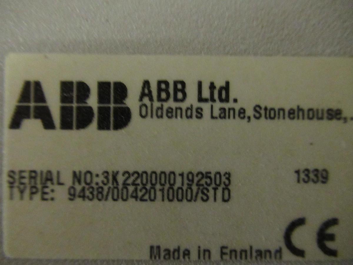Used ABB INDUSTRIAL DISSOLVED OXYGEN ANALYZER MONITOR 9438 **WARRANTY INCLUDED**