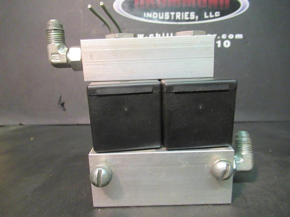 Used PARKER FLUID CONTROL VALVE 7139Z001S1LZ06B2 24 VOLT 10 WATT 1555 KPA 225 PSI